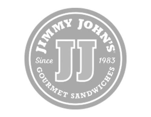 A logo for jimmy john 's gourmet sandwiches
