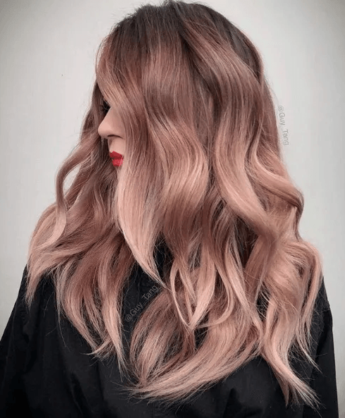 Rose Gold Hair — Janesville, WI — Flawless U Salon Spa & Academy