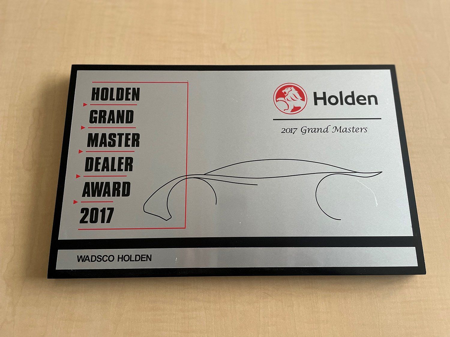 Wadsco Holden wins the 2017 Holden Grand Master Dealer Award