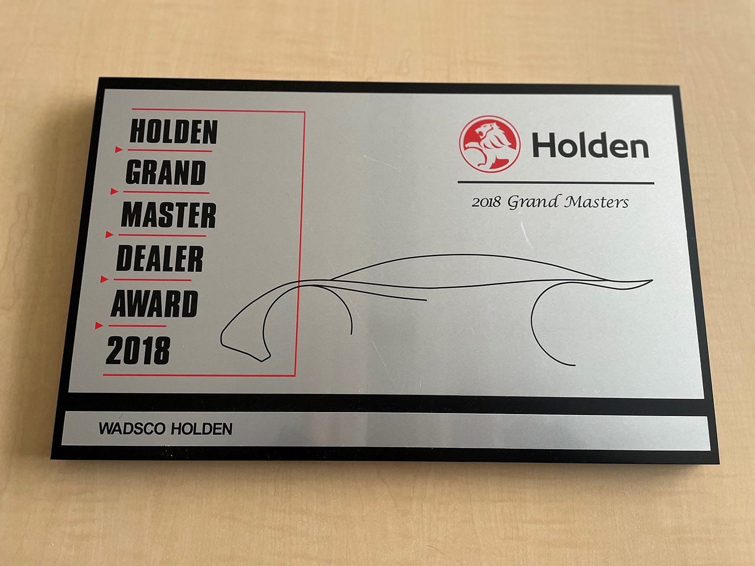 Wadsco Holden wins the 2018 Holden Grand Master Dealer Award