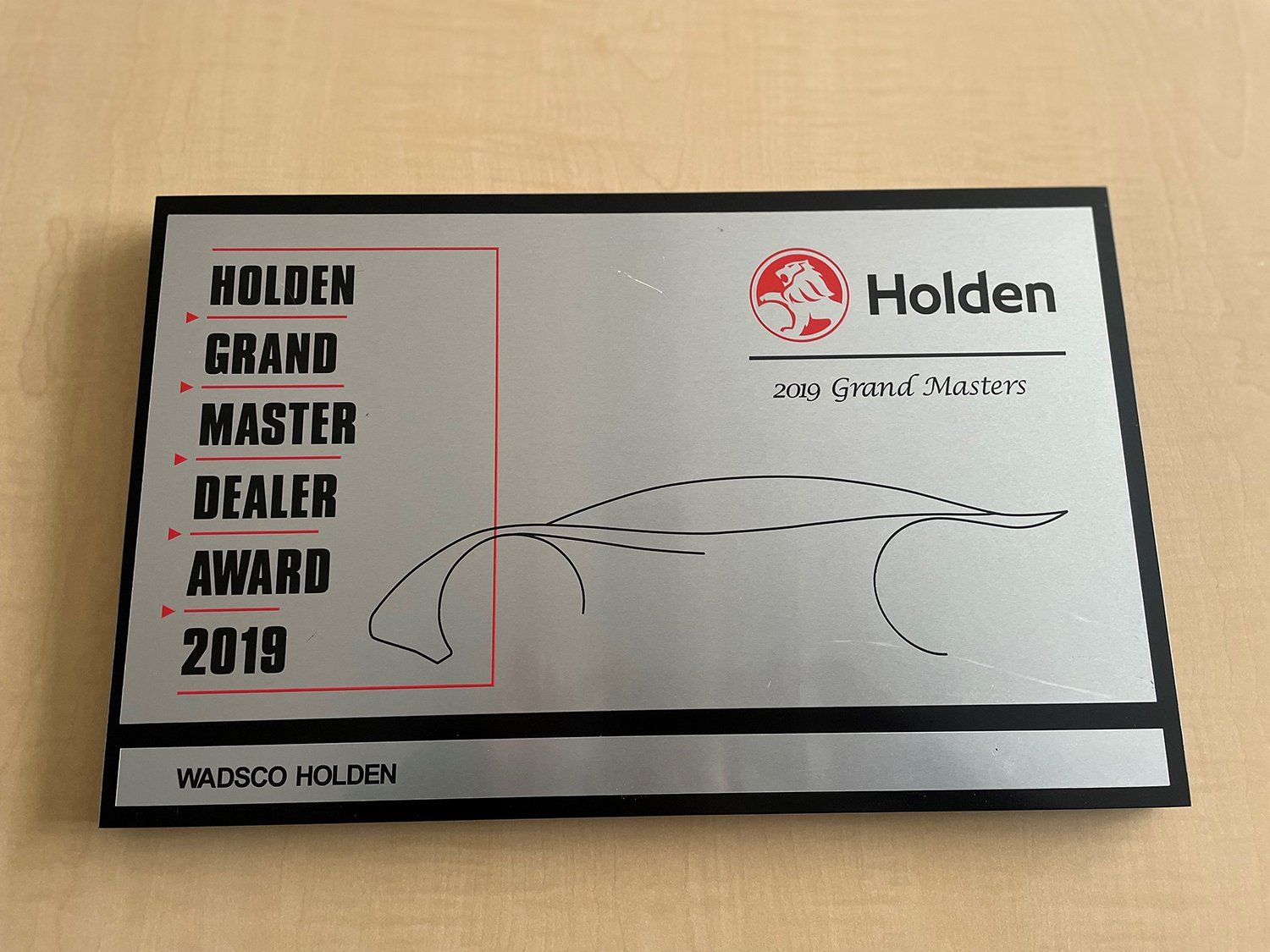 Wadsco Holden wins the 2019 Holden Grand Master Dealer Award