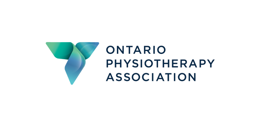 the ontario physiotherapy association logo is on a white background .