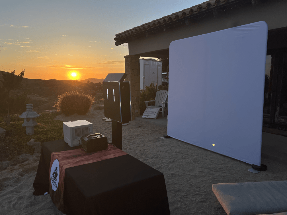 Sunset in Malibu - Photo Booth Wedding 