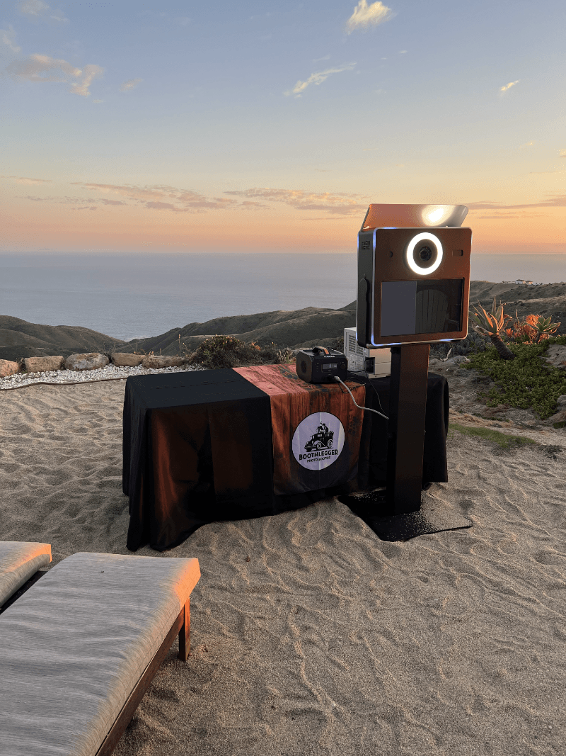 Photo Booth Office for the Day in Malibu