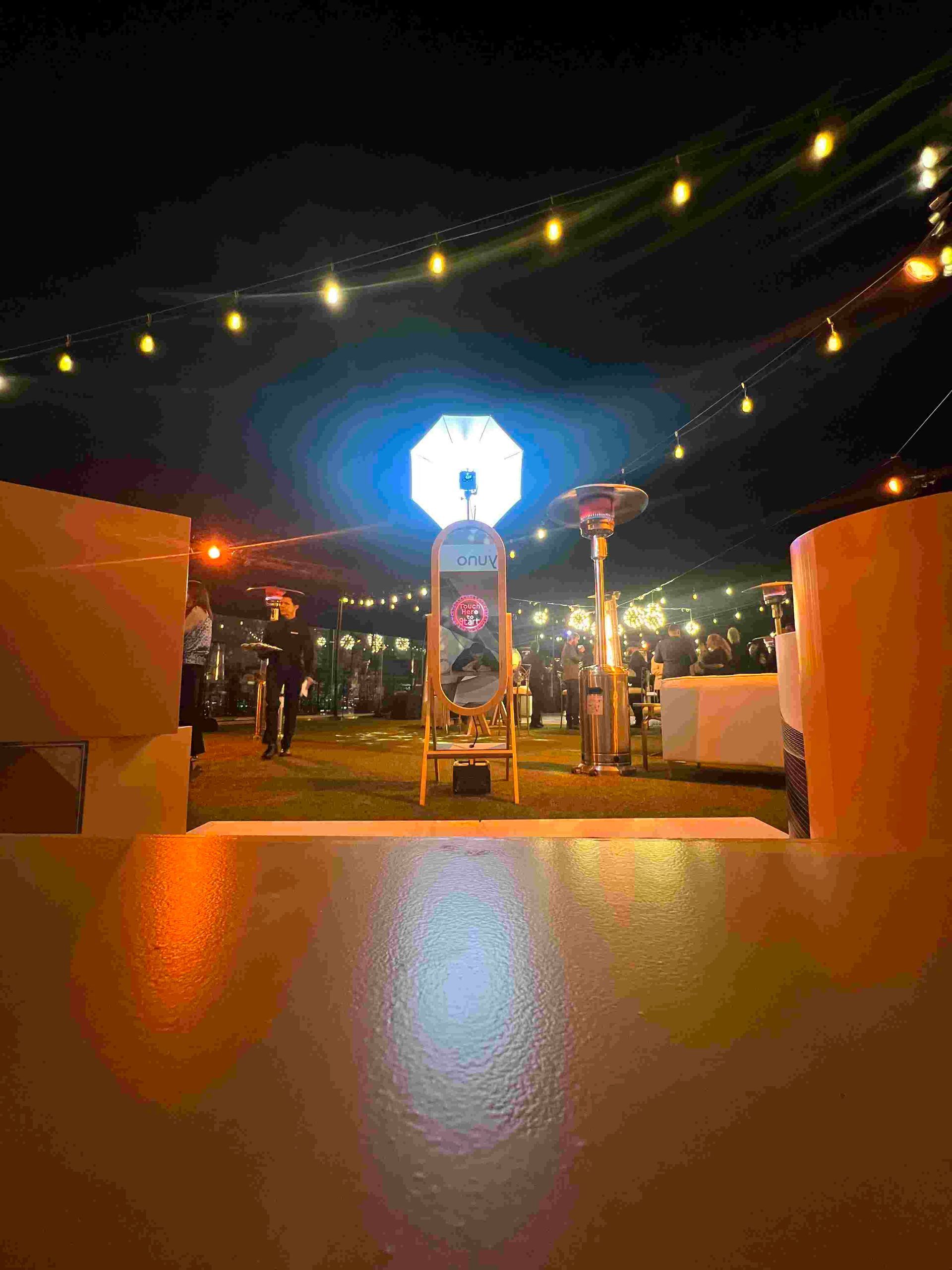 Vintage Mirror Booth in Action at the London West Hollywood Beverly Hills