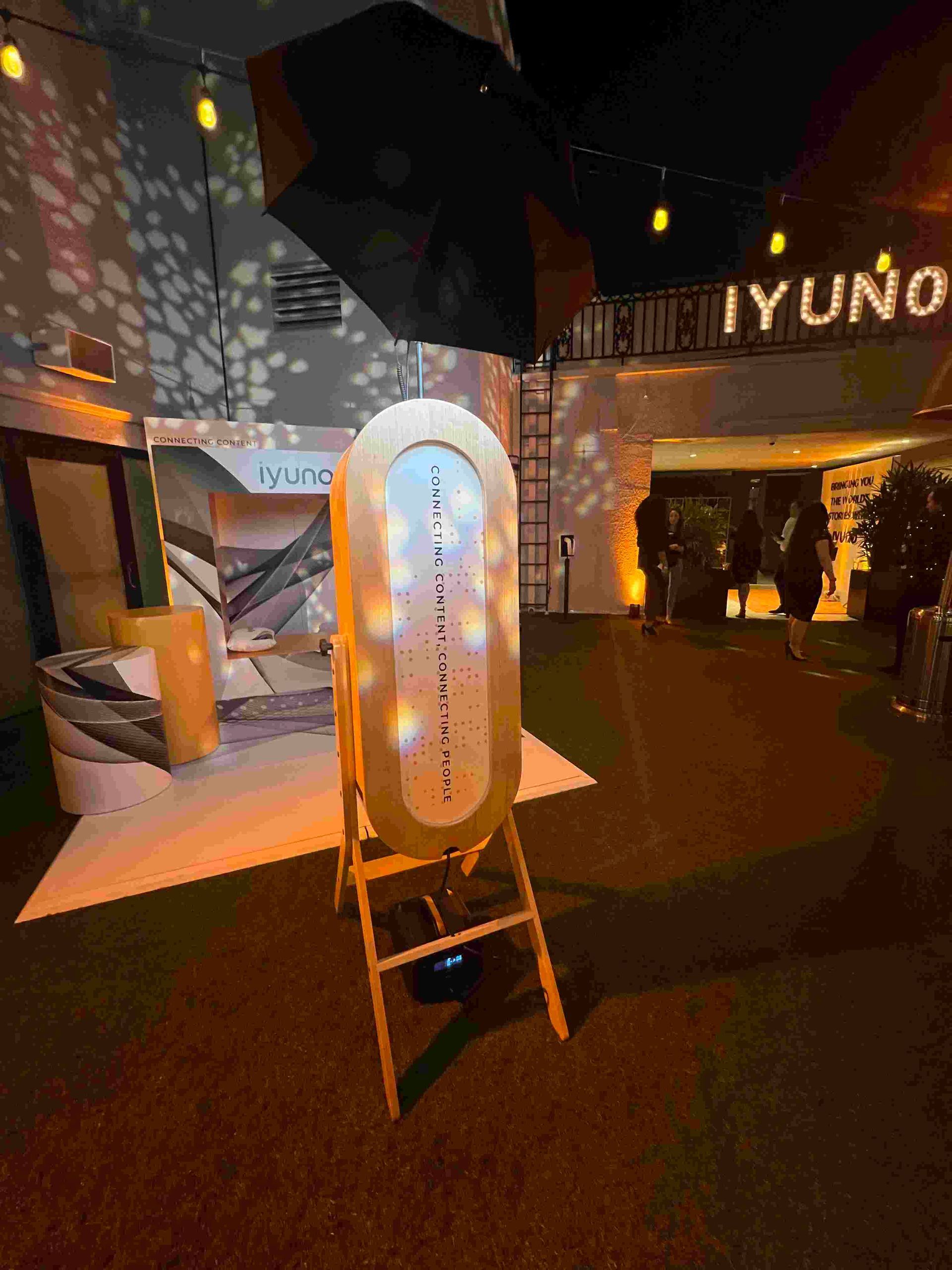 Vintage Mirror Booth in Action at the London West Hollywood