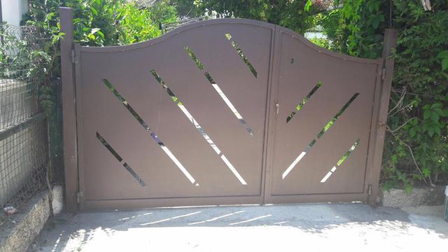 Cancello pantografato