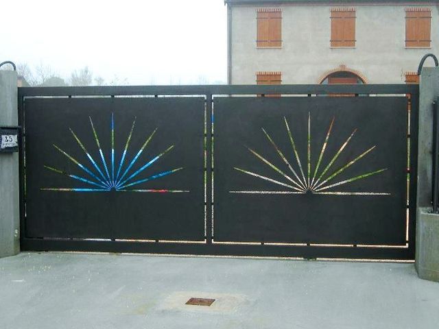 Cancello pantografato