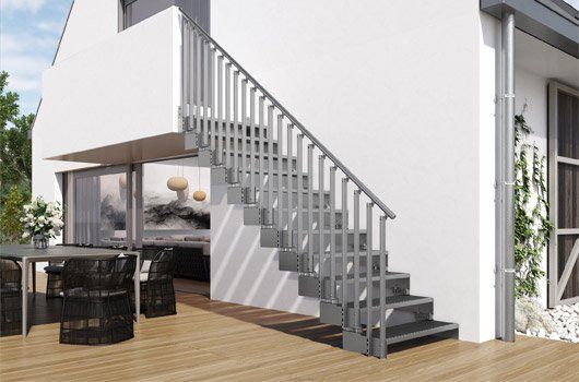 Scale e ringhiere nuove