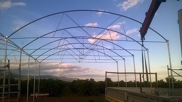 Realizzazione serra agricola