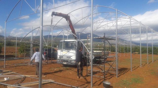 Realizzazione serra agricola