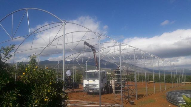 Realizzazione serra agricola