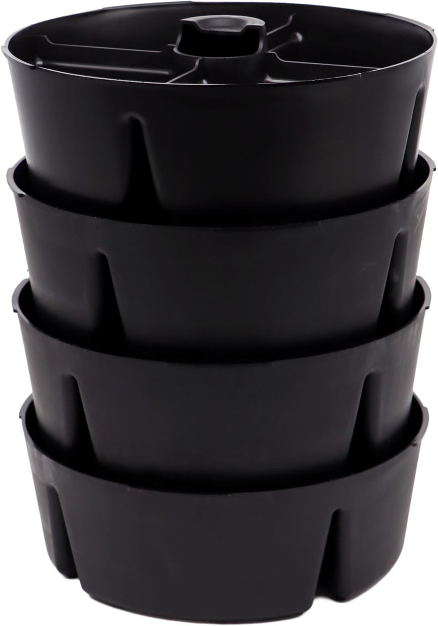 pail mate showing four stackable trays