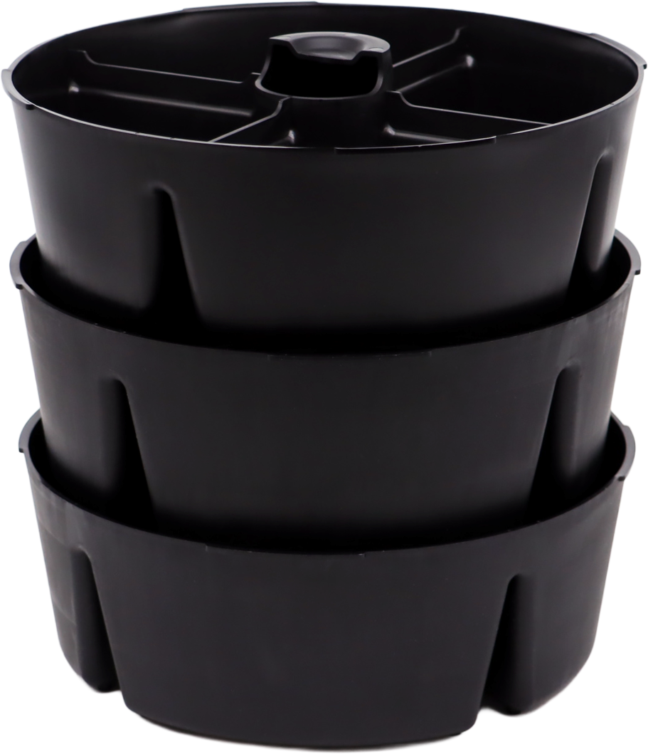 pail mate showing four stackable trays