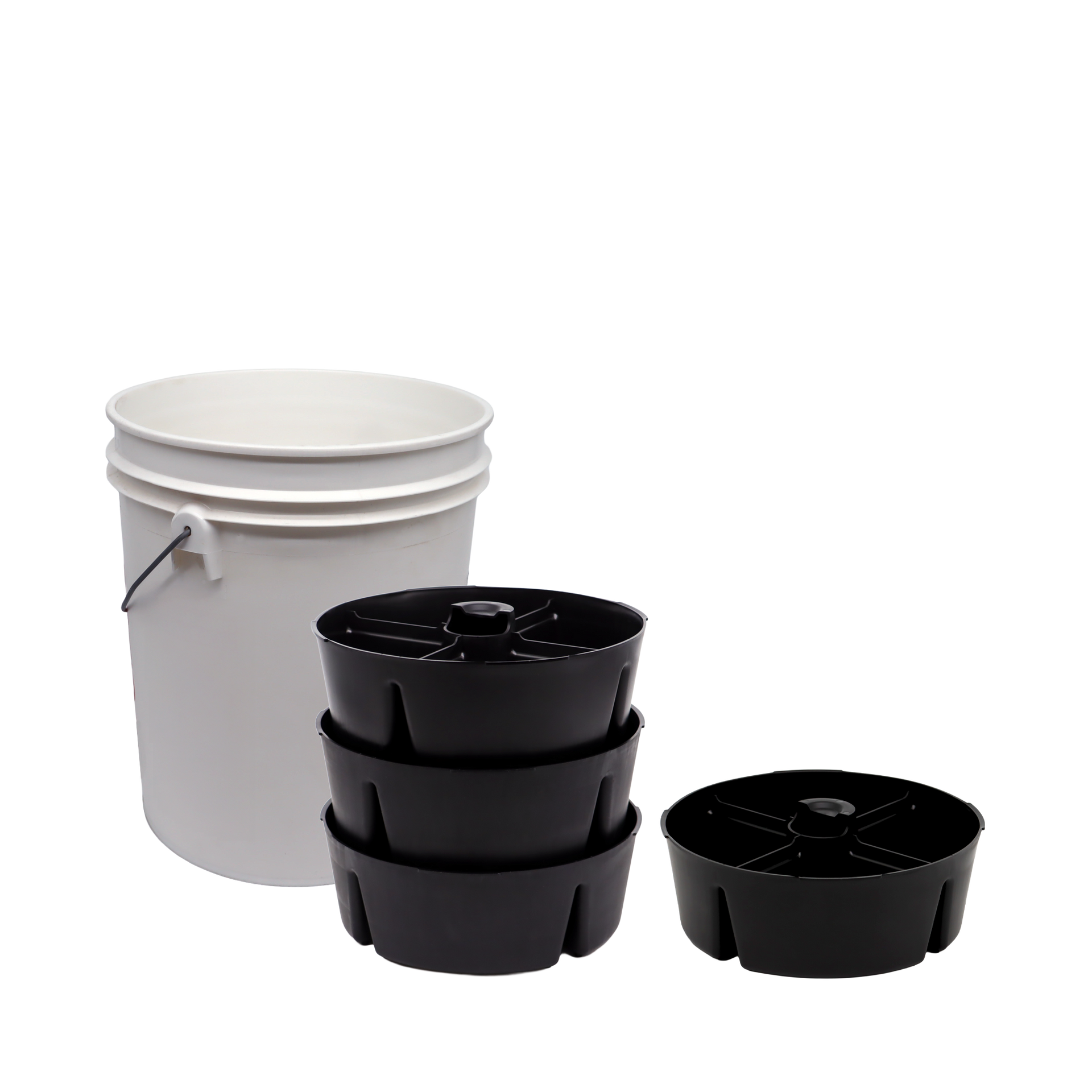 fits most 5 gallon buckets