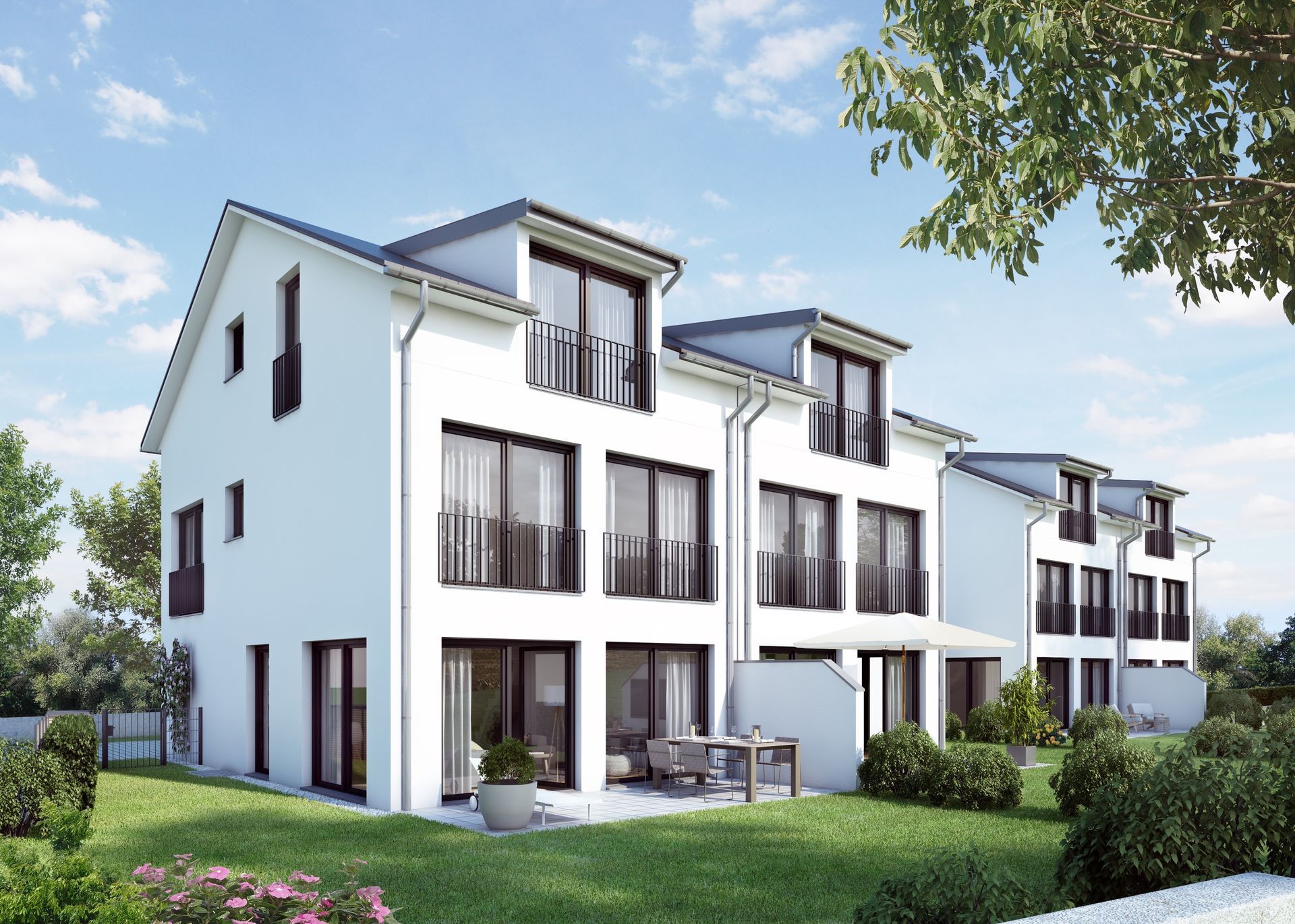 Neubau Doppelhaushälfte in Neufahrn Massenhausen