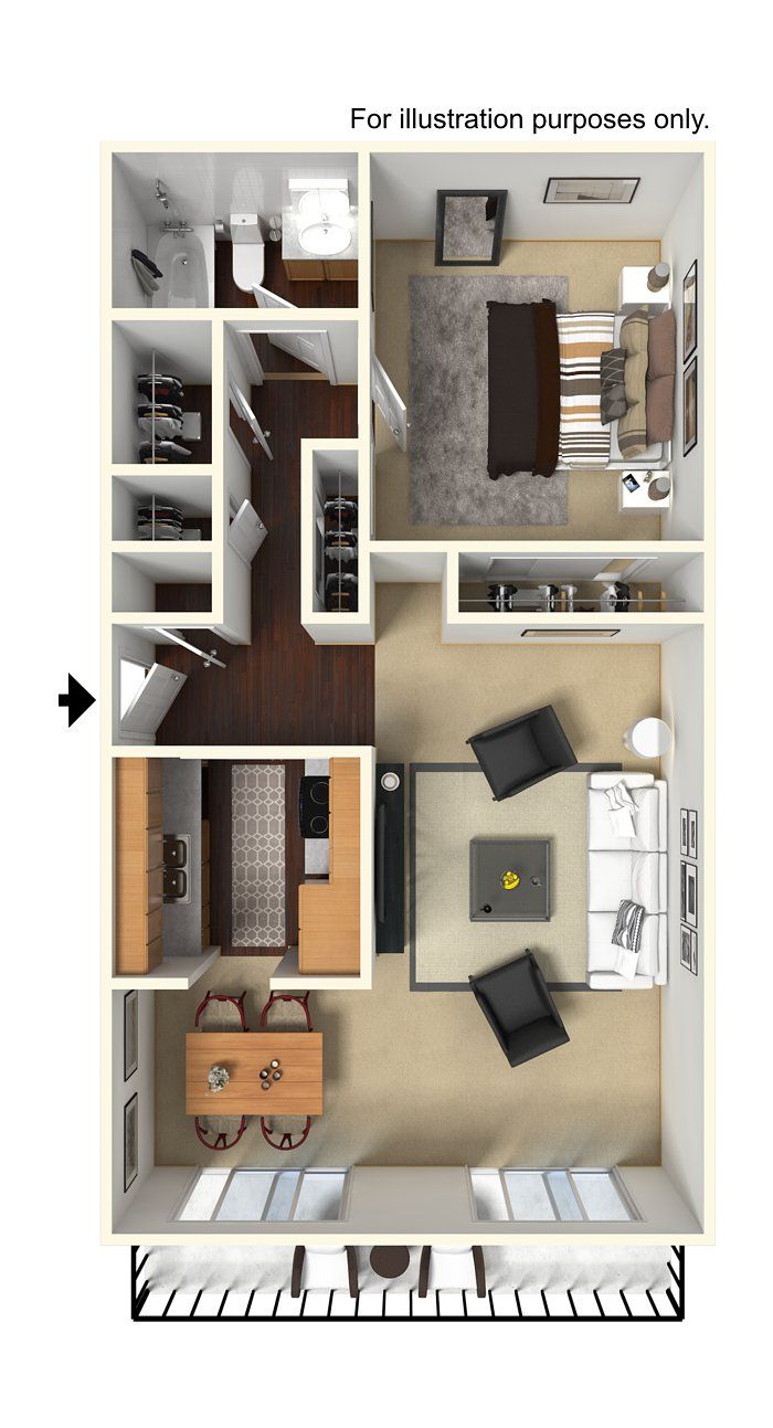 Oak Hills Apartments Floor Plans