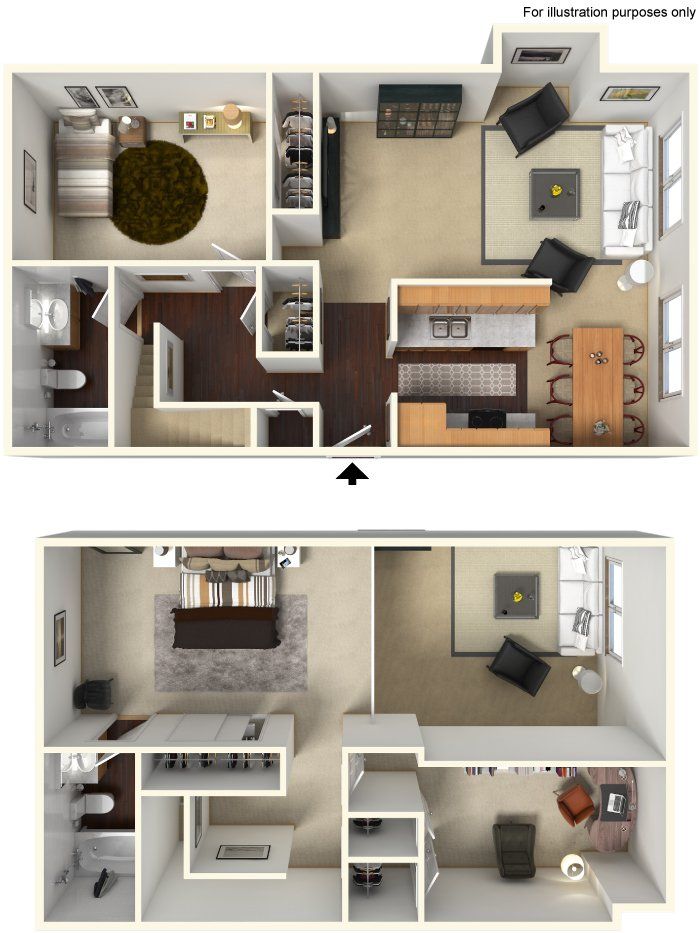 Oak Hills Apartments Floor Plans