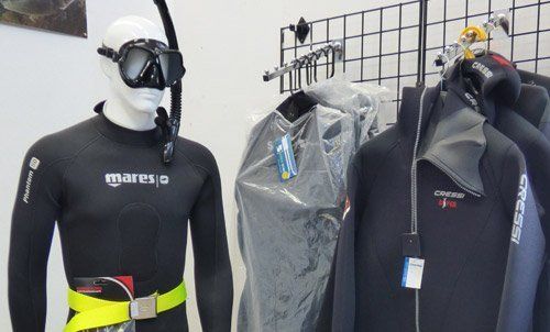 Quality diving equipment 