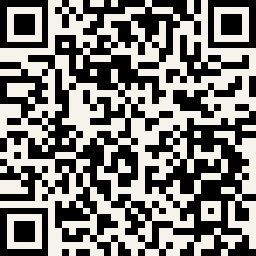 QR code, black and white, containing data readable by a scanner.
