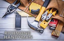 Handyman Services maintenance picture of a Maple Ridge Handyman logo of a screw driver and a wrench.