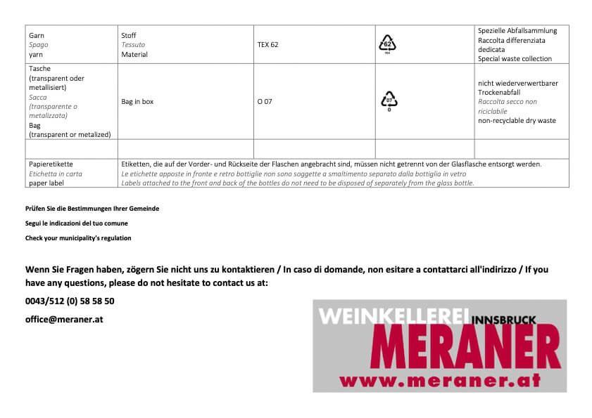 Weinkellerei Meraner Umweltkennzeichnung Seite 4