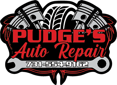 Pudge's Auto Repair Logo