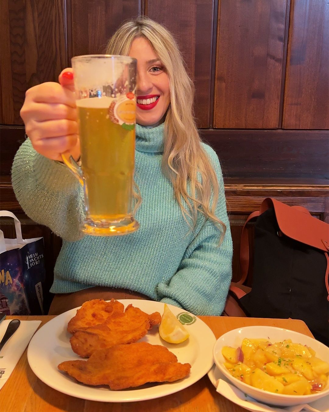 Cotoletta alla viennese da Salm Bräu