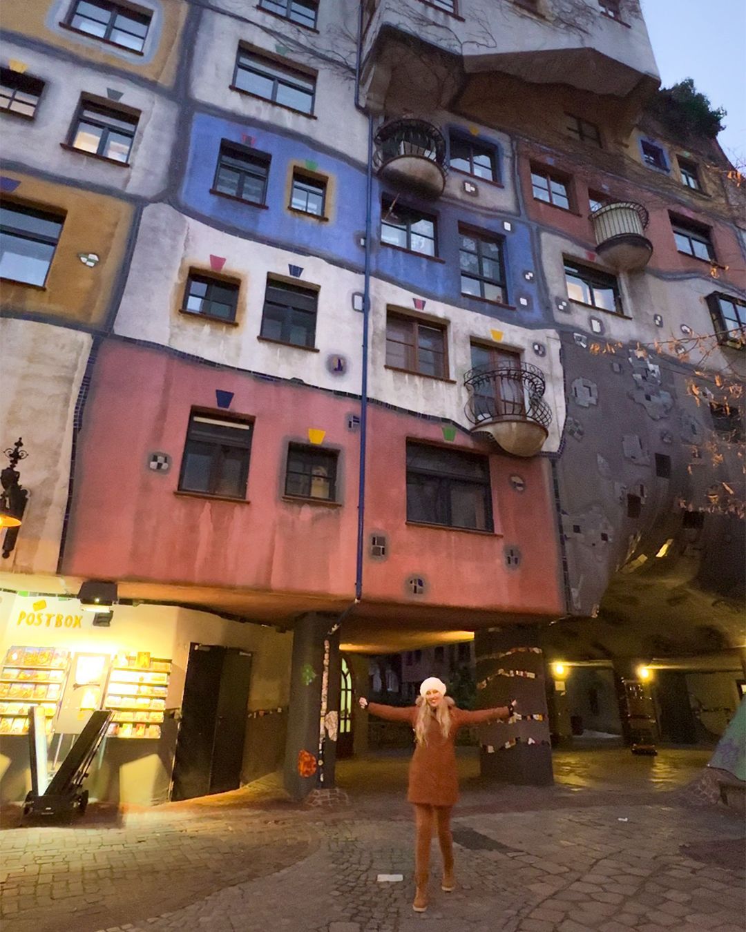 Itinerario a Vienna: Hundertwasserhaus
