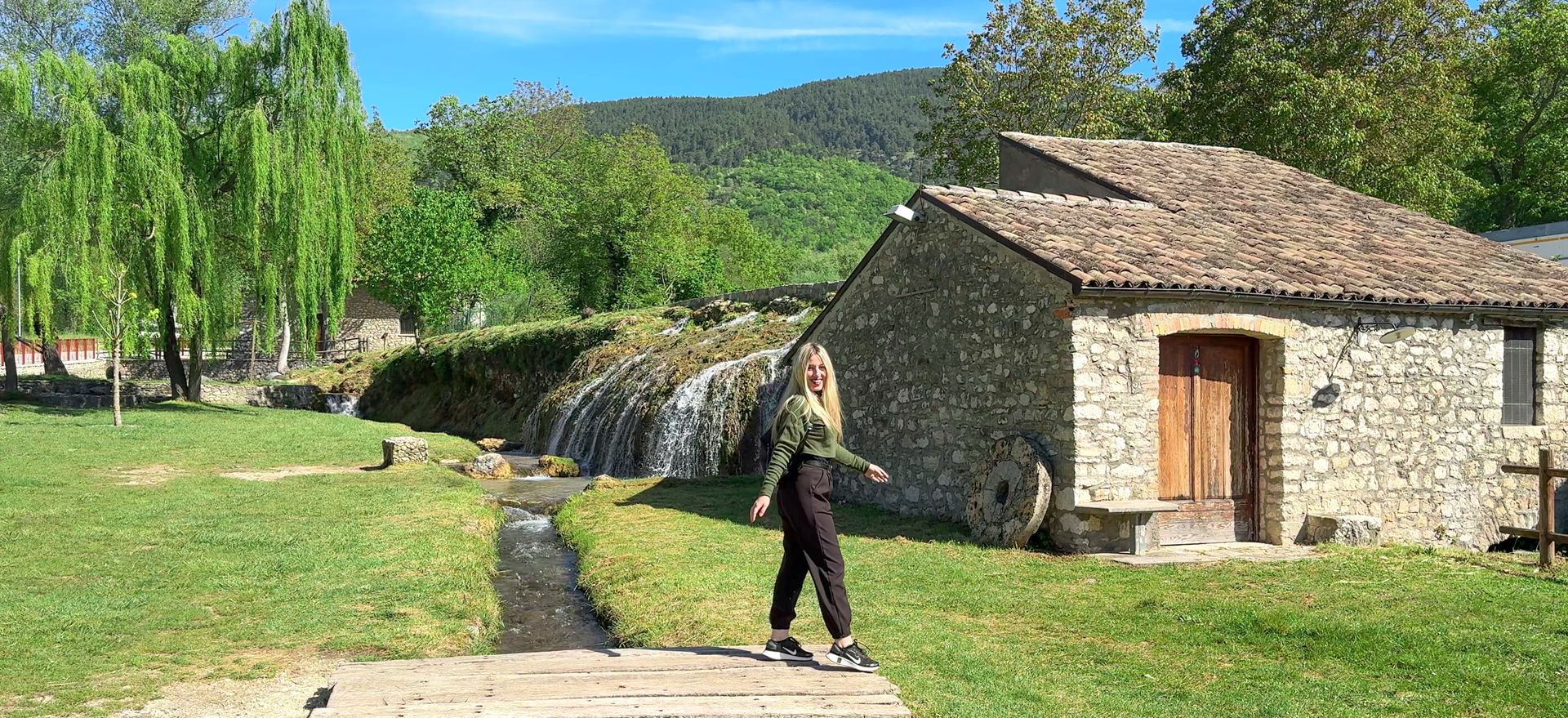 Le cascate e gli antichi mulini ad acqua di Santa Maria del Molise, un luogo immerso nella natura.