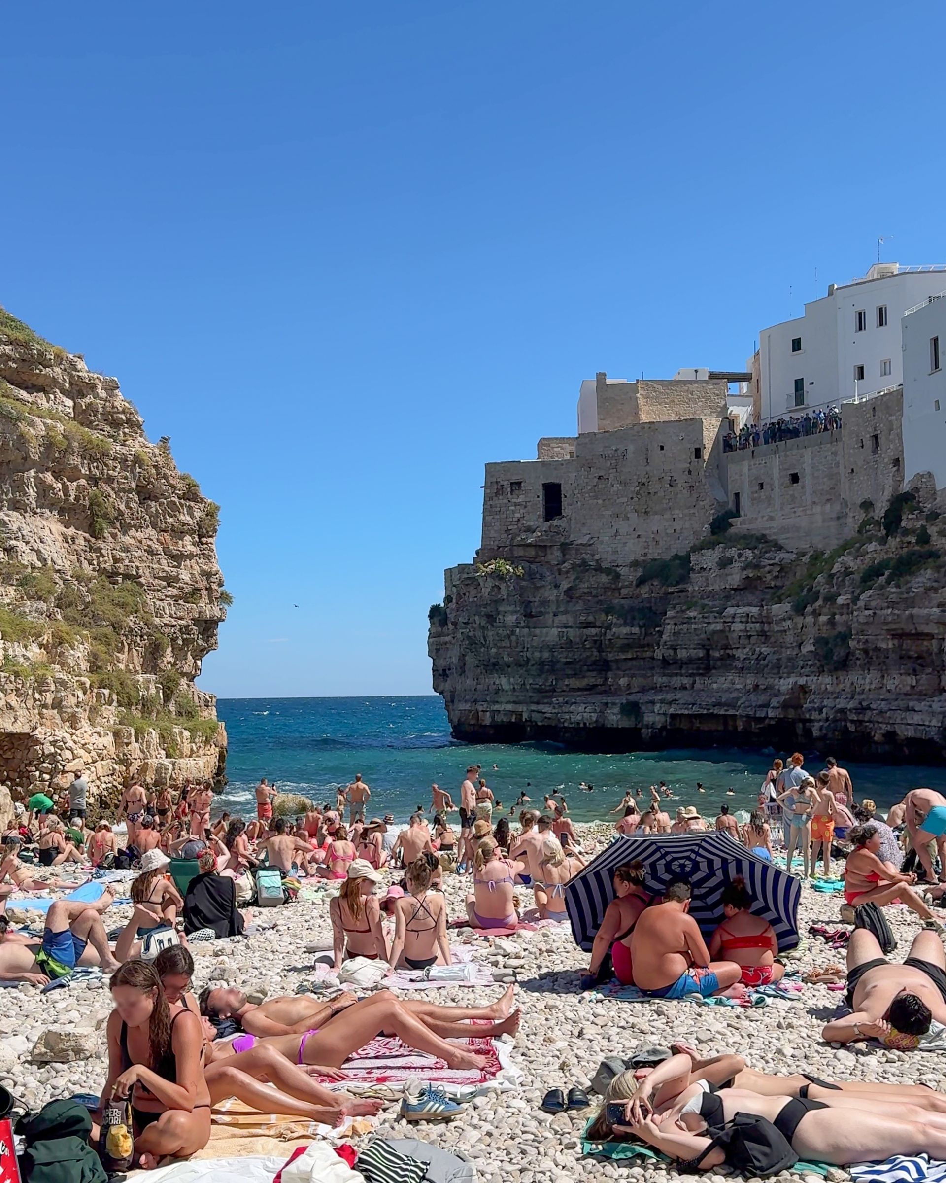 Polignano a Mare Lama Monachile spiaggia