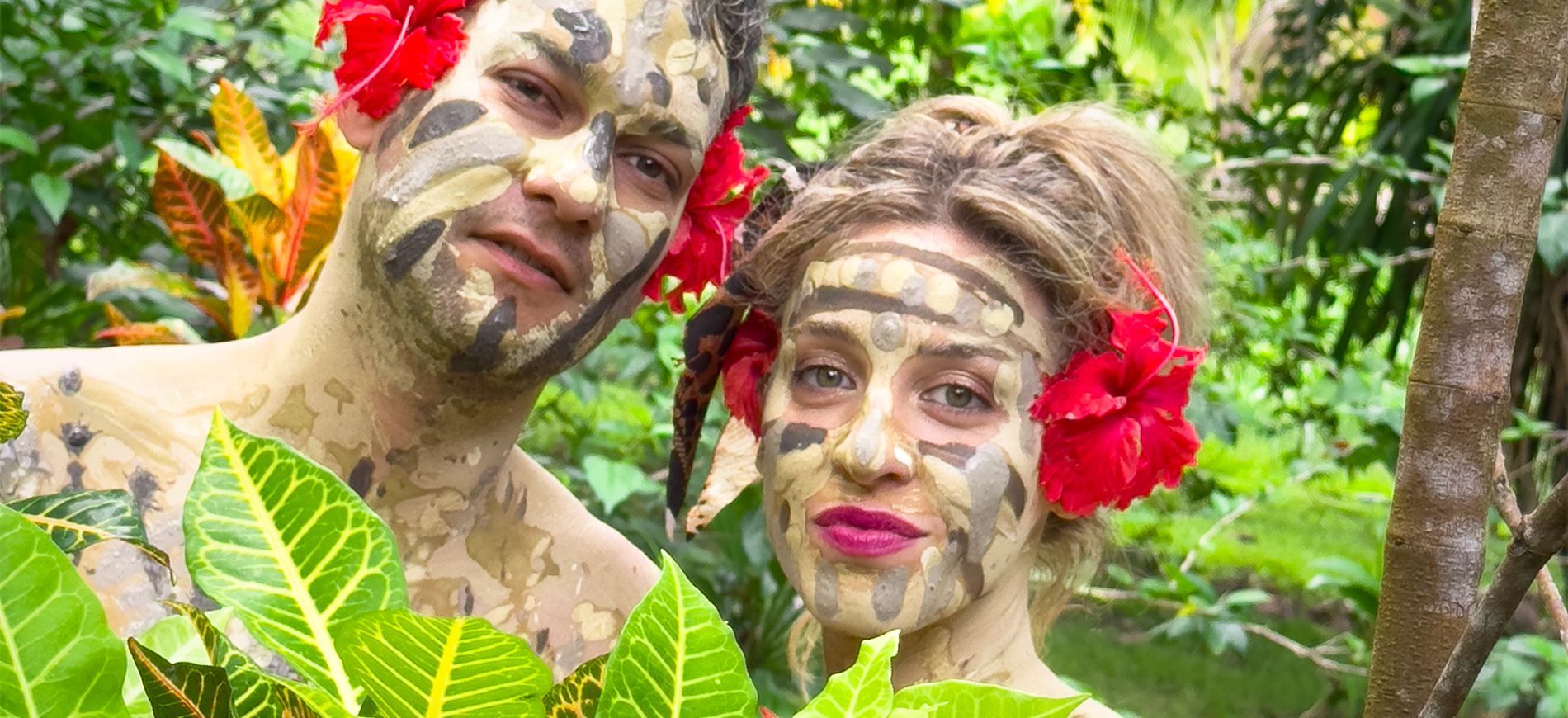 SPA esotica nella giungla del Belize e body painting tribale