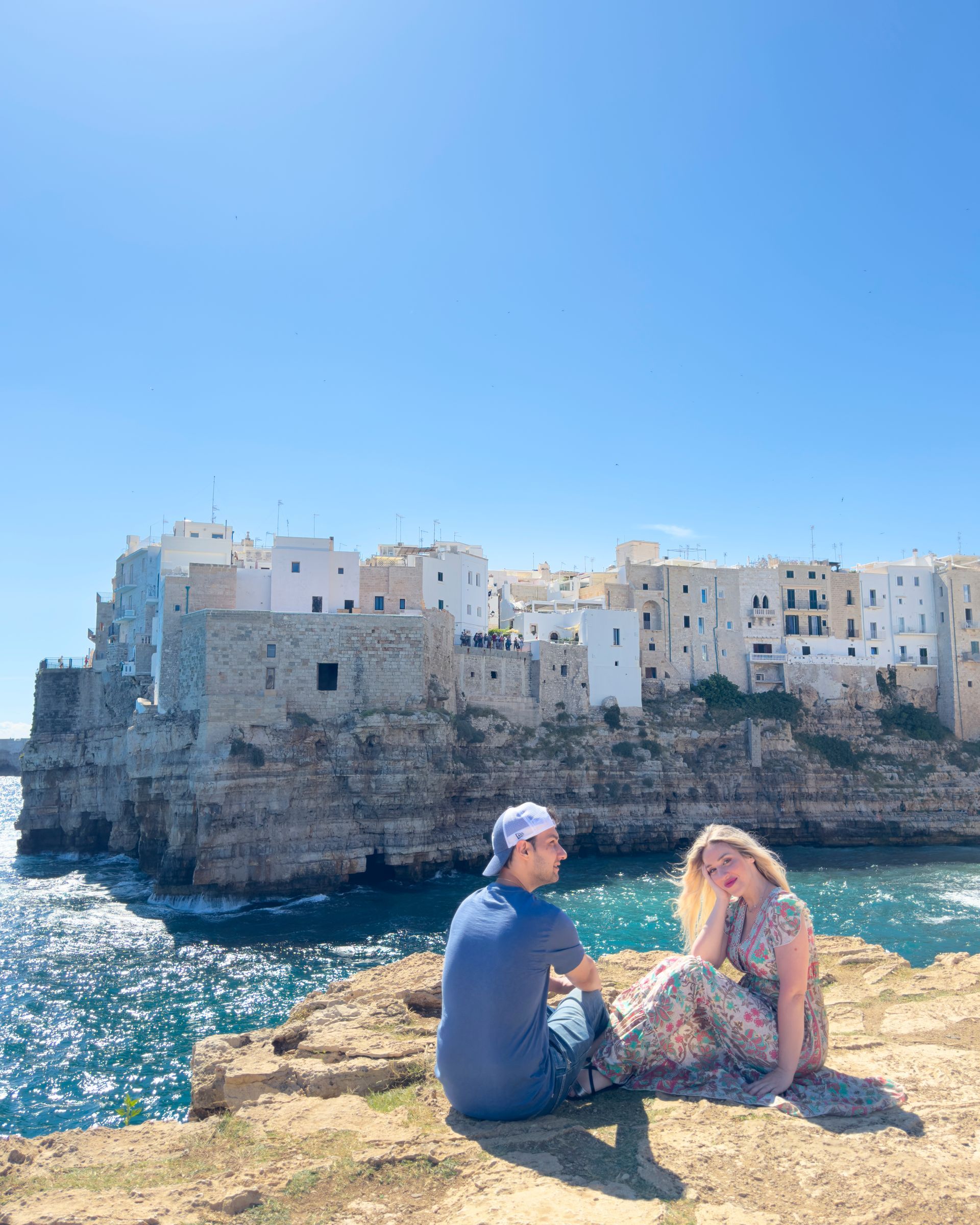 Polignano a Mare Lama Monachile panorama