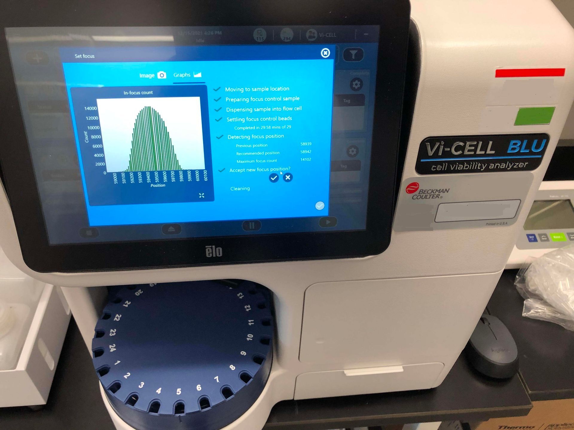 Refurbished ViCell BLU (Cell Viability Analyzer)