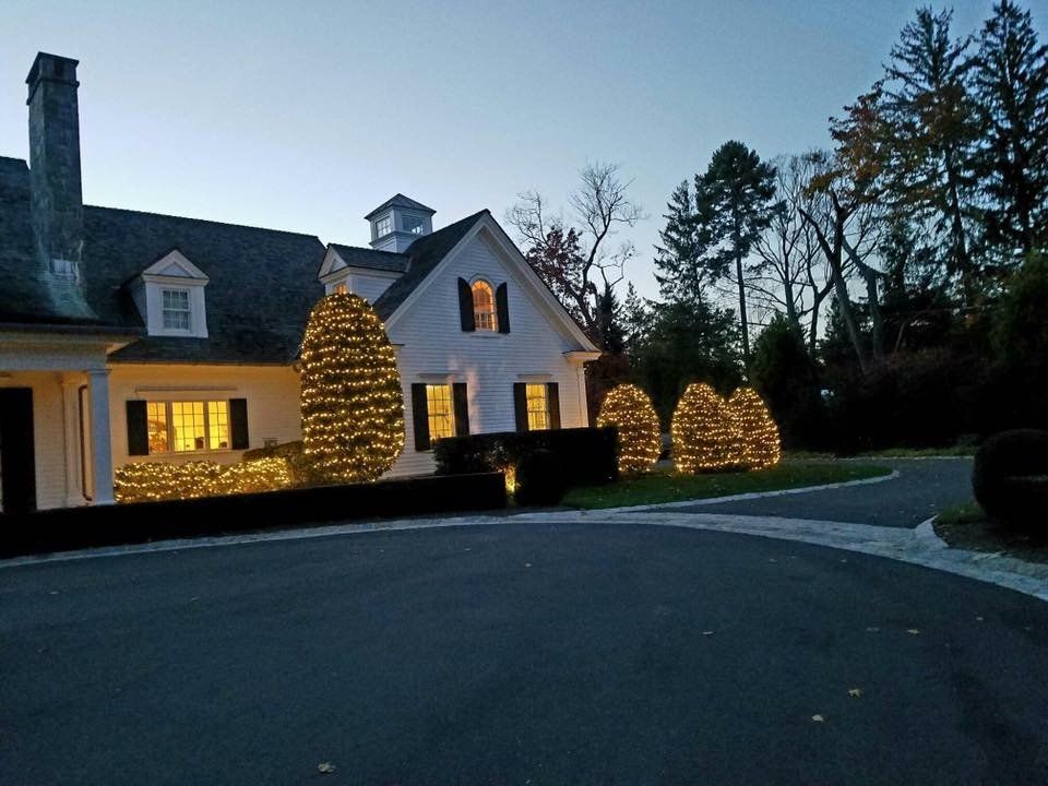 Front of house decorated