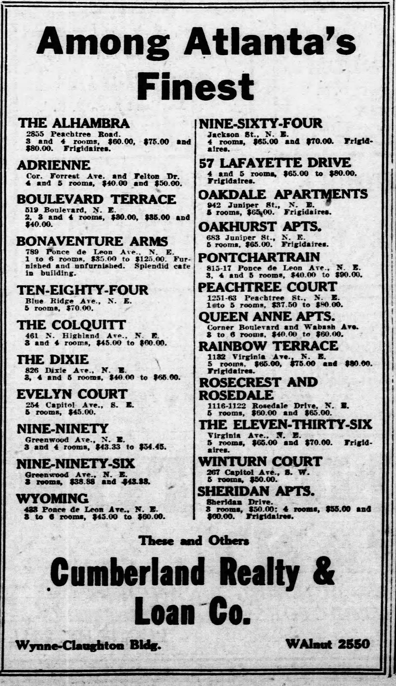 1920's Classified Ad