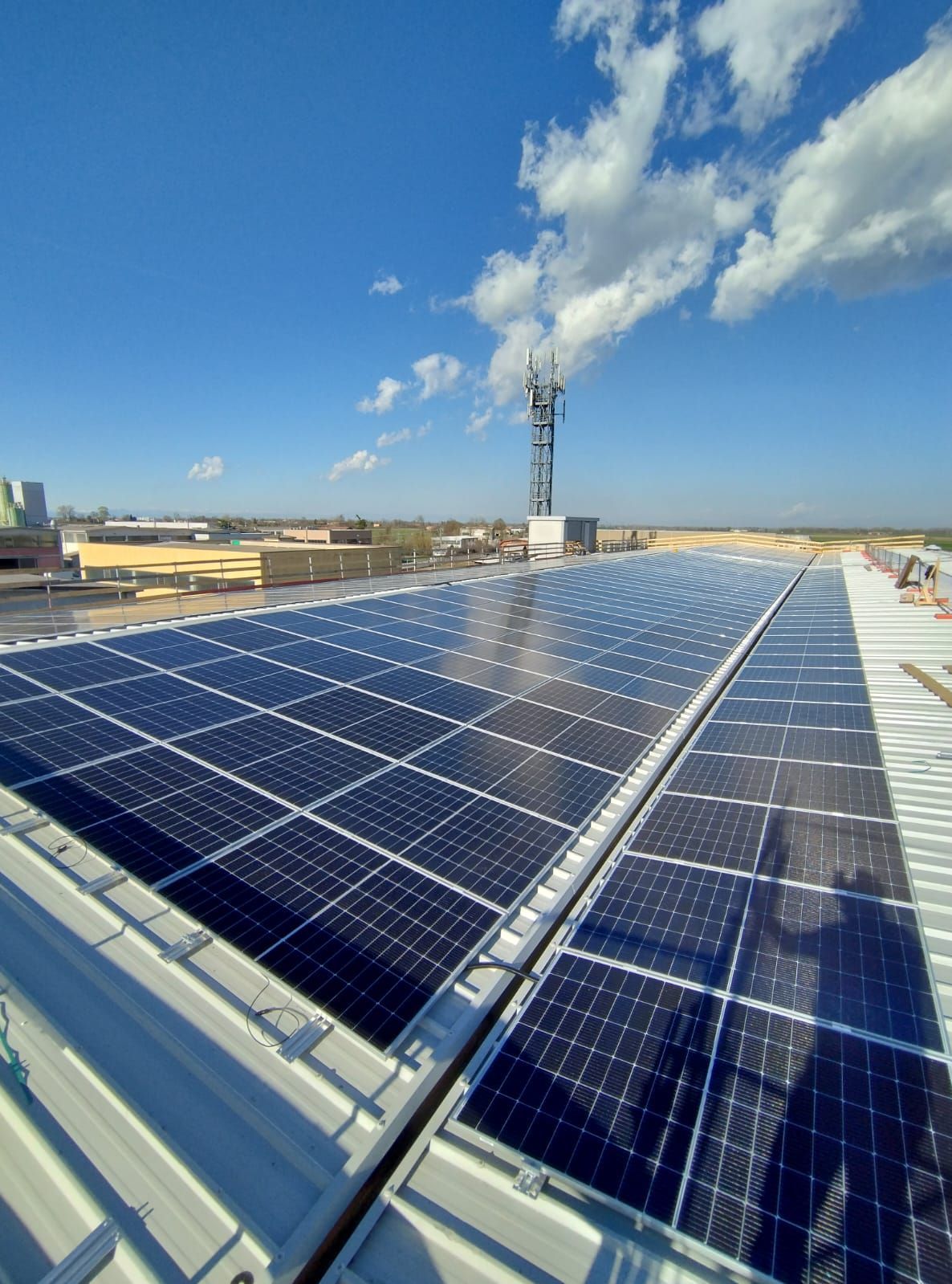 Impianto fotovoltaico industriale 150 kWp Pavia