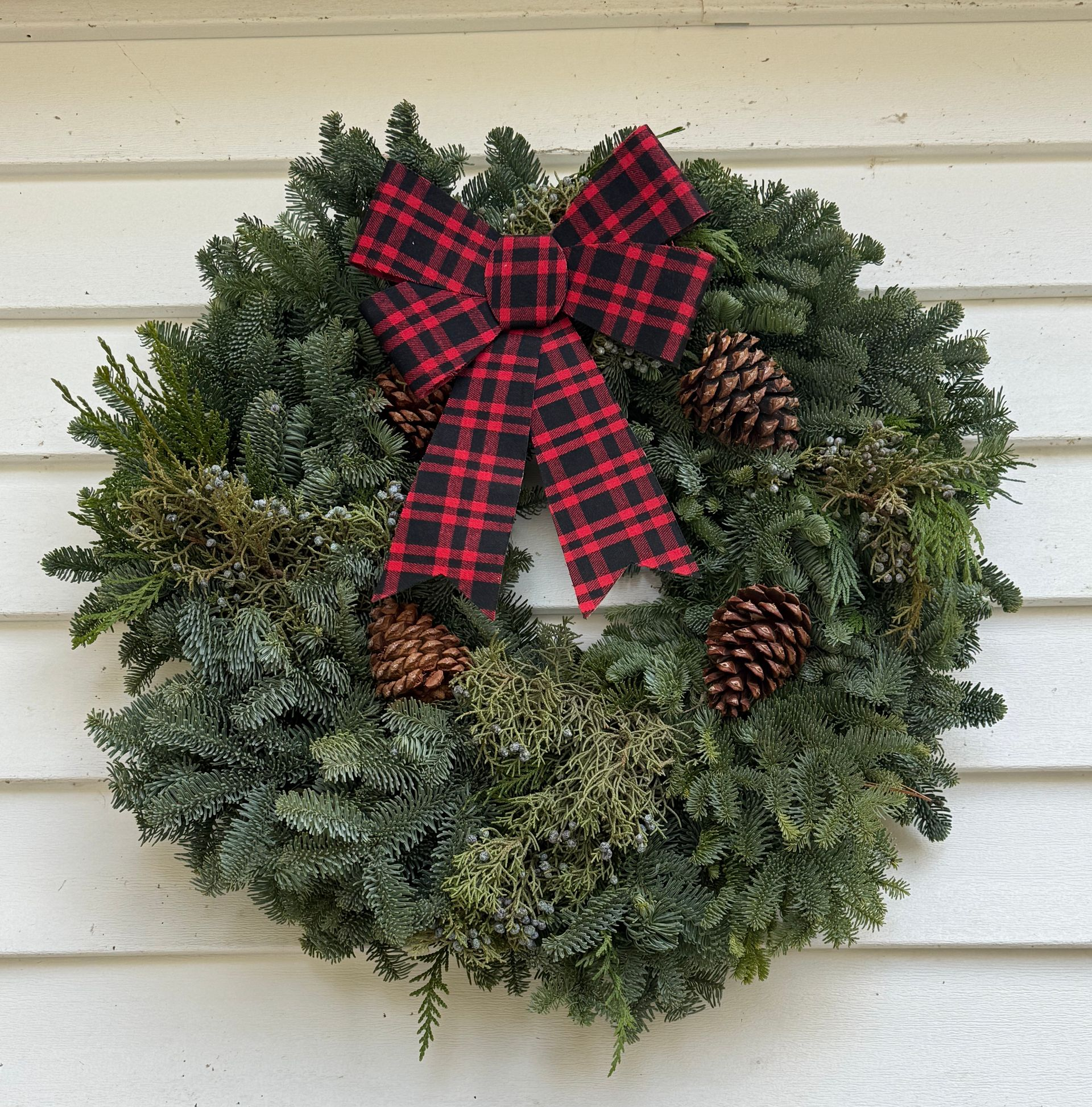 Buffalo Plaid Wreath