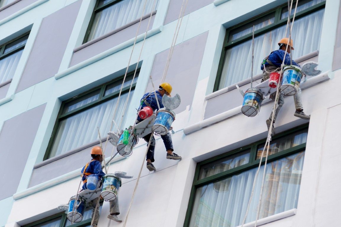 An image of commercial painting services in Jurupa Valley, CA