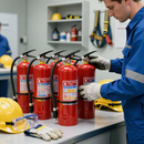 Equipo capacitado en seguridad industrial