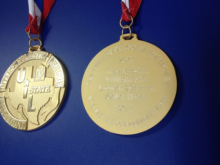 Texas state UIL gold medal