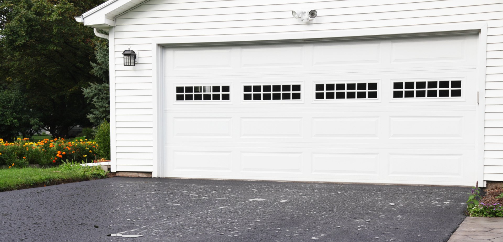 White garage door - Lubbock, TX - J & B Garage Doors