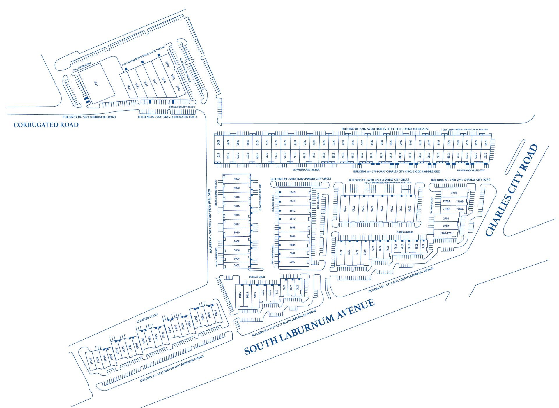 Byrd Center Business Park Map