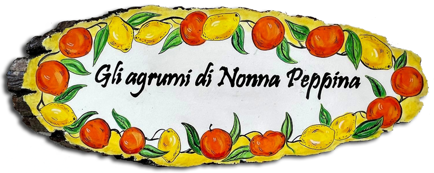 Gli agrumi di Nonna Peppina, casa vacanze Mondragone, logo