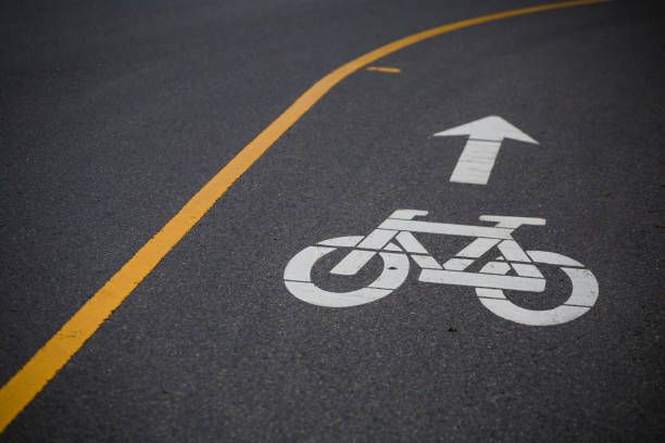 A Road with a Bicycle Signage — Covington, LA — Jenkins Construction and Asphalt