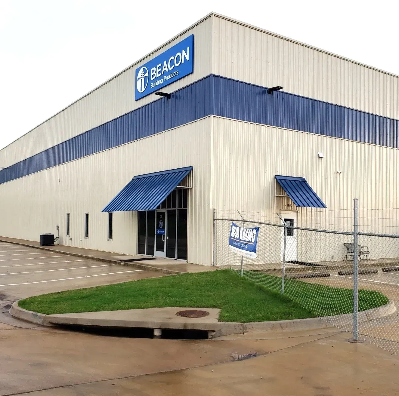 Beacon Blue Standing Seam — Decatur, AL — Evans Awnings