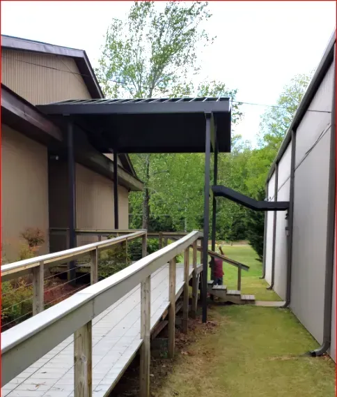Brown Ramp Cover — Decatur, AL — Evans Awnings