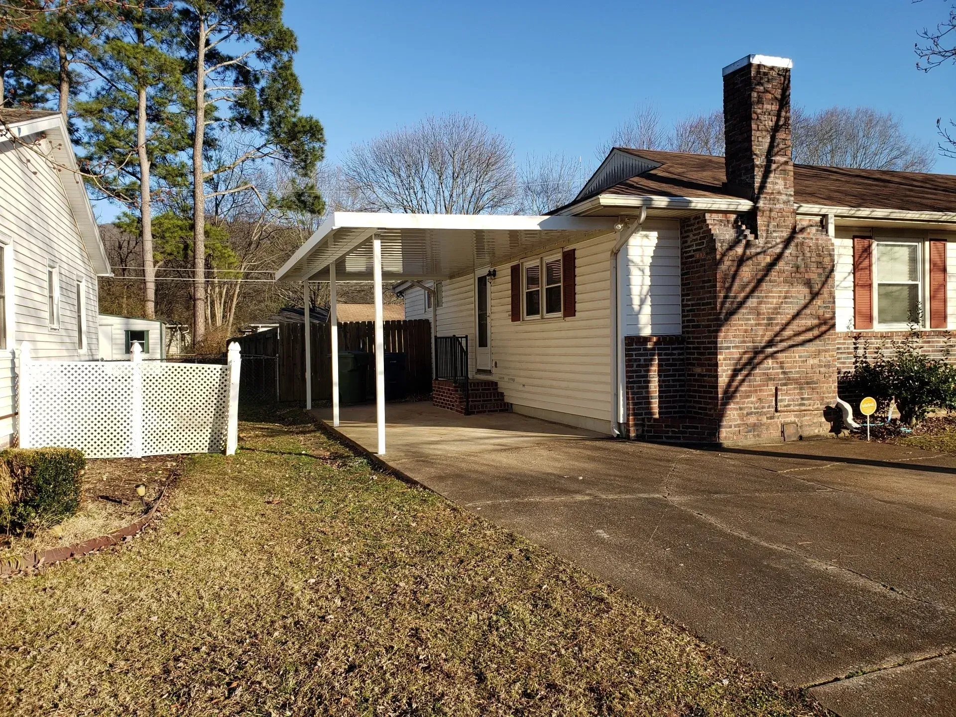 Side Carport Cover — Decatur, AL — Evans Awnings