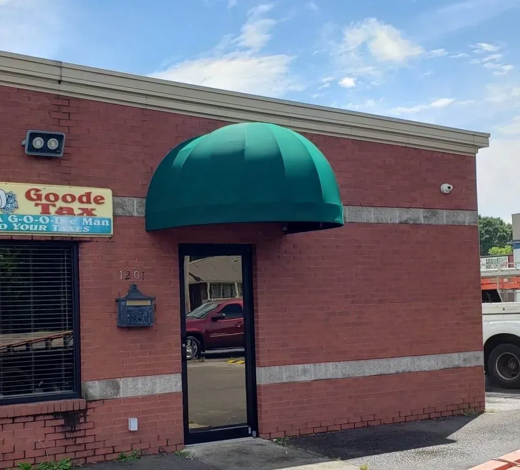 Goode Tax Awning — Decatur, AL — Evans Awnings