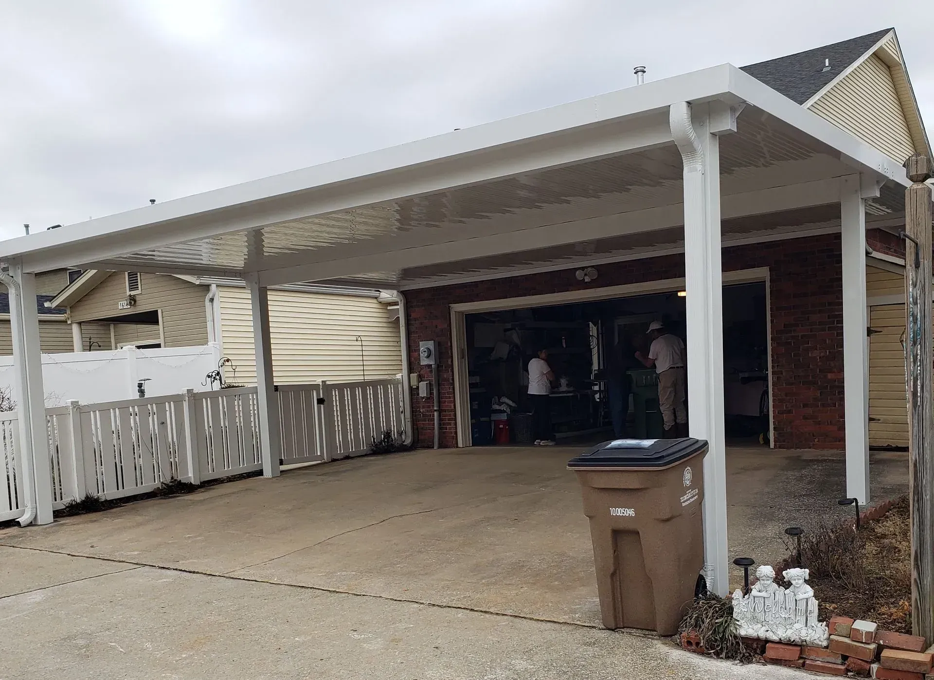 Jones Carport Cover — Decatur, AL — Evans Awnings